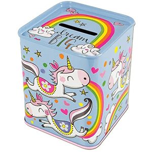 Money Boxes Tins: Rachel Ellen | Money Tin- Dream Big Unicorns by Rachel Ellen