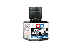 Models More: Tamiya | Panel Line Accent Paint Colour 40ml - Black
