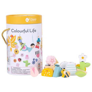 Wooden Toys: Classic World | Colourful Life Beads Activity Toy