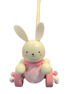 Wooden Toys: Toyslink | Wooden Bunny Push Along