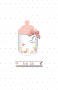 Birthday Party Invitations And More: CARD COUTURE BABY GIRL