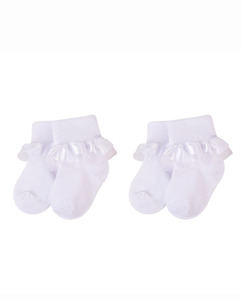 Hudson Baby | Socks with Frill Trim 2 Pce Set