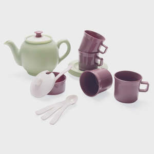 Cooking And Baking: Dantoy - Green Garden - Tea Set - 16pcs