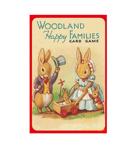 Retro Woodland Families Card Game