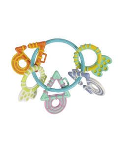 Playgro - Teether with pastel shapes