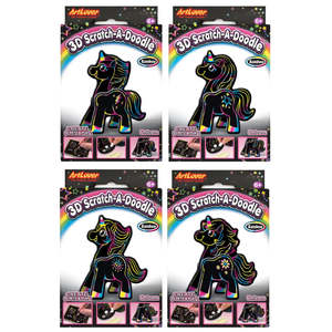 3D Scratch-A-Doodle Unicorn