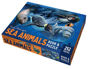 Garry Flemings Sea Animals Book & Puzzle