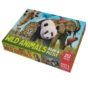 Garry Flemings Wild Animals Puzzle & Book