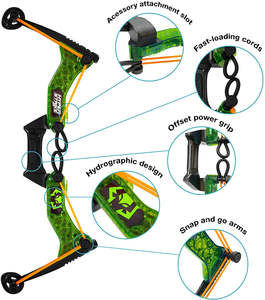 Outdoor Beach Toys: Zing Hyper Strike Bow - Green