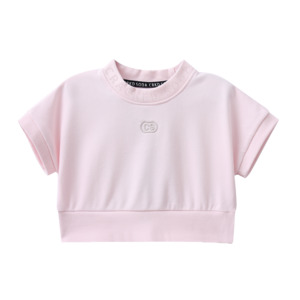 Clothing Nb To 10 Years: Cracked soda | Terry Tee - Soft Pink