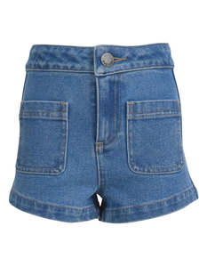 Clothing Nb To 10 Years: EveGirl | Kids Stella Short Denim