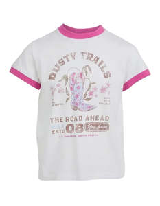 Clothing Nb To 10 Years: Eve Girl Cowgirl Ringer Tee