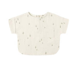 Clothing Nb To 10 Years: Quincy Mae | Woven Boxy Top -Trees