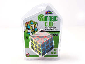 Gifts Under 15 00: MAGIC CUBE PUZZLE IN CLAM SHELL (5.5cm) – BLACK RRP $9.99