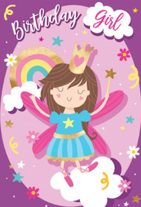 Fairy Birthday Girl card