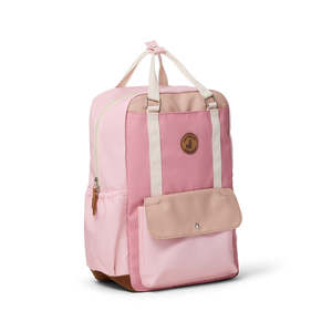 Bags Pencil Cases Homework Bags: Crywolf | Knapsack -Blush Colourblock