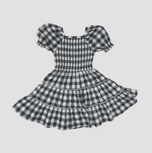 Love Henry | Girls Daisy Dress - Navy Check