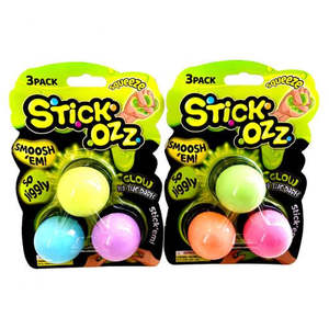 Gifts Under 15 00: Stick Ozz - glow in the dark 3pc