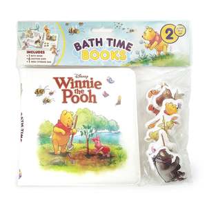 Winnie The Pooh: Bath Time Books: with Suction Cups and Mesh Bag
