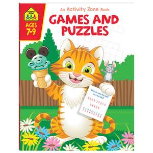 Books: School Zone Activity Zone Games and Puzzles RRP $9.99
