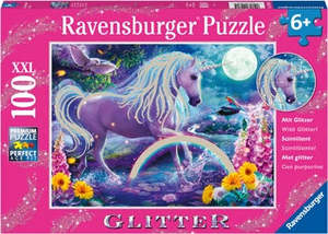 Puzzles: Ravensburger Glitter Unicorn Puzzle 100 Pieces