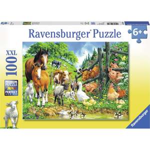 Ravensburger | Animal Get Together Puzzle 100pc
