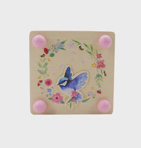 Gardening: Toyslink | Wooden Blue Wren Flower Press