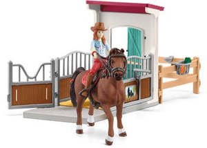 Schleich Toys: Schleich - Horse Box with Hannah & Cayenne