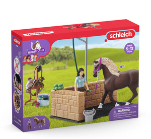 Schleich Toys: Schleich - Washing Area with Emily & Luna