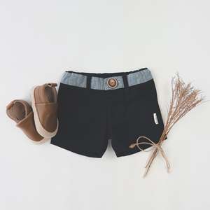 Love Henry: Love Henry | Baby Boys Oscar Shorts - Navy RRP $36.95