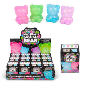 Gifts Under 15 00: Scrunchems Kind Heart Squeeze Bear 4asst