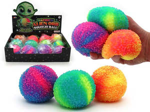 Squeeze Rainbow Alien Ball – 80mm