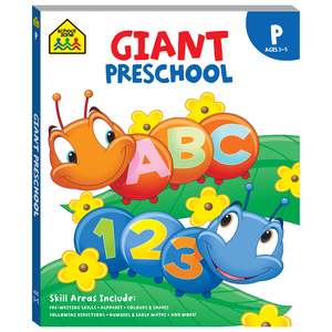 Educational: School Zone | Giant Workbook Preschool