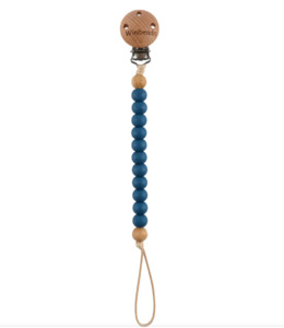 Sophie The Giraffe Teething: Winibeads Midnight Blue Jamie Dummy Chain