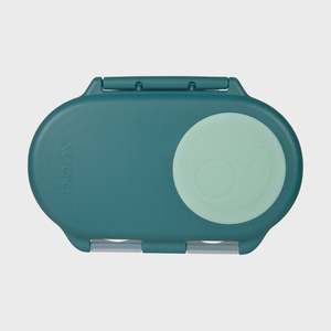 Lunchboxes Drink Bottles Flasks: b.box Snackbox (Emerald Forest)