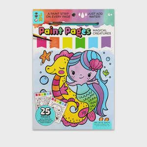 Arts And Crafts: Art on The Go Paint Pages Magical Creatures