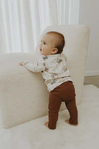 Confetti Kidz | Chocolate Ribbed Leggings