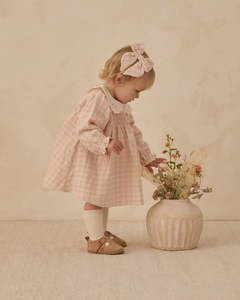 Clothing Nb To 10 Years: Quincy Mae | Callie Dress - Pink Plaid