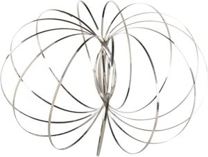 Gifts Under 15 00: 3D KINETIC SPRING SCULPTURE - FLOW RINGS