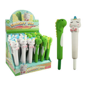 Unicorn Stuff: Pen Squishy PU Unicorn & Dino