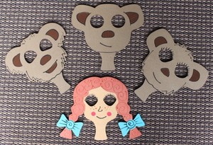 Products: Goldilock & 3 Bears masks - Kidz Jigz