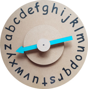 Products: Alphabet Spinning Wheel - Kidz Jigz