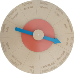 Products: Language Spinning Wheel - Kidz Jigz
