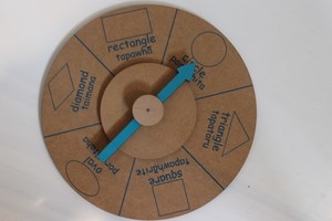 Products: Shapes Spinning Wheel - Kidz Jigz