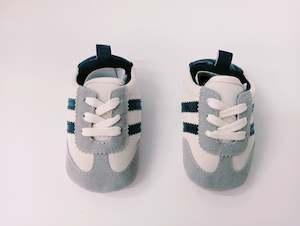 Baby Gear: Blue/Grey Baby Sneakers