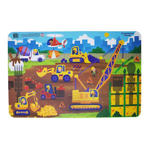 Ages 0 3 Years Old: Constructive Eating - Construction Placemat