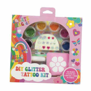 Ages 8 99 Years: DIY Glitter Tattoo Kit