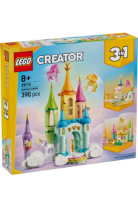 Ages 8 99 Years: LEGO Creator 3-in-1 Unicorn Castle 31175