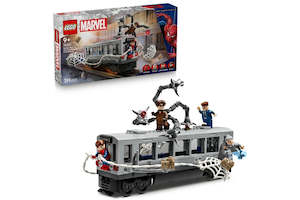 LEGO Spiderman vs Doc Ock Subway Train Scene 76321
