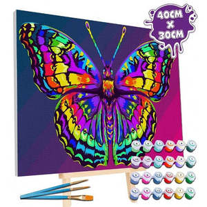 New Arrivals: Paint By Number Kit Butterfly - Splash Planet